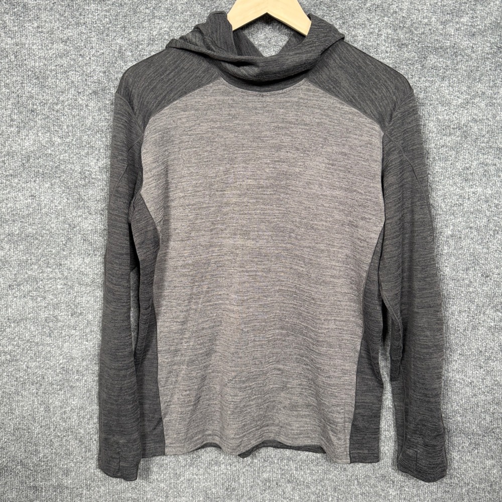 Kuhl Womens Size Medium Hoodie Gray Colorblock Pullover‎ Outdoors Hiking Light